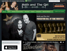 Tablet Screenshot of keithandthegirl.com